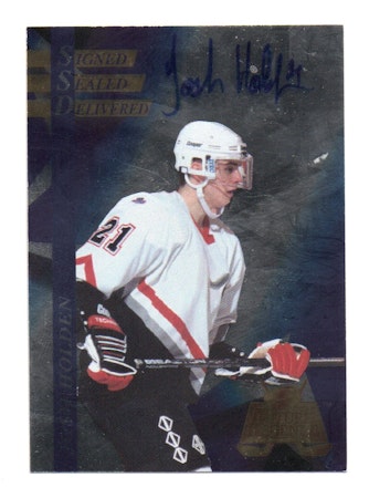 1996 Collector's Edge Ice Future Legends Signed, Sealed and Delivered #6 Josh Holden (20-X28-OTHERS)