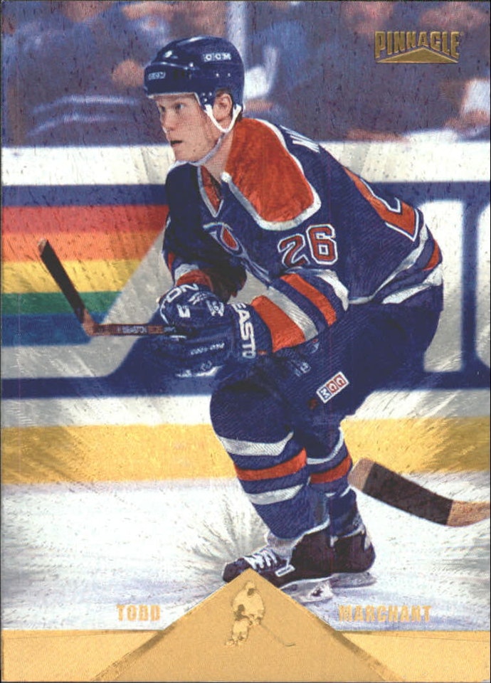 1996-97 Pinnacle Rink Collection #117 Todd Marchant (12-X356-OILERS)