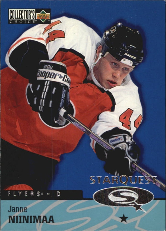 1997-98 Collector's Choice StarQuest #SQ26 Janne Niinimaa (10-X354-FLYERS)