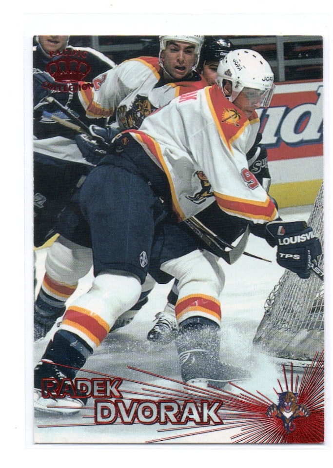 1997-98 Pacific Red #50 Radek Dvorak (10-X358-NHLPANTHERS)