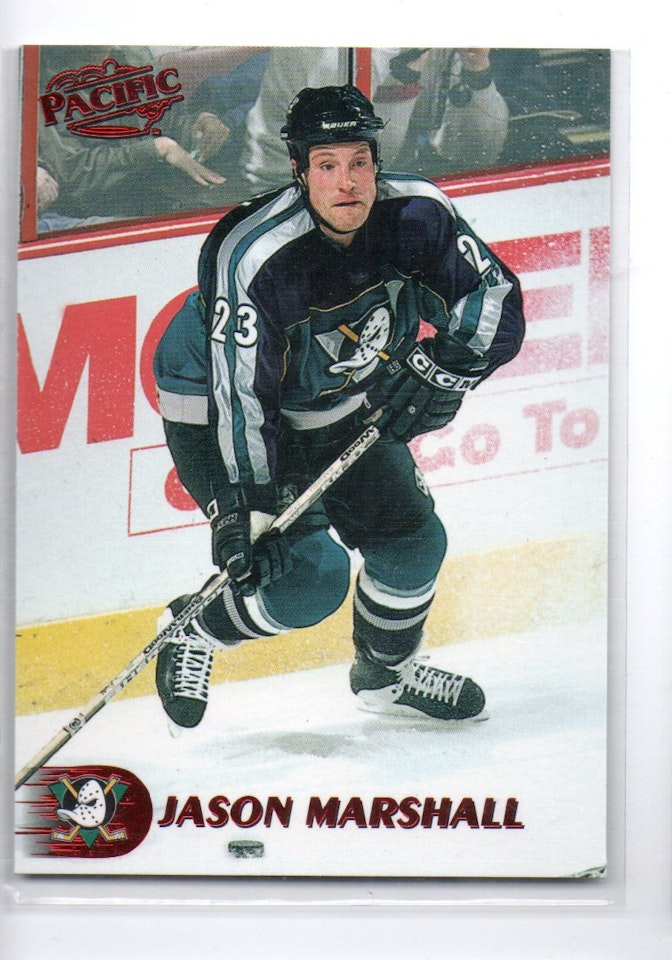 1998-99 Pacific Red #60 Jason Marshall (10-X345-DUCKS)