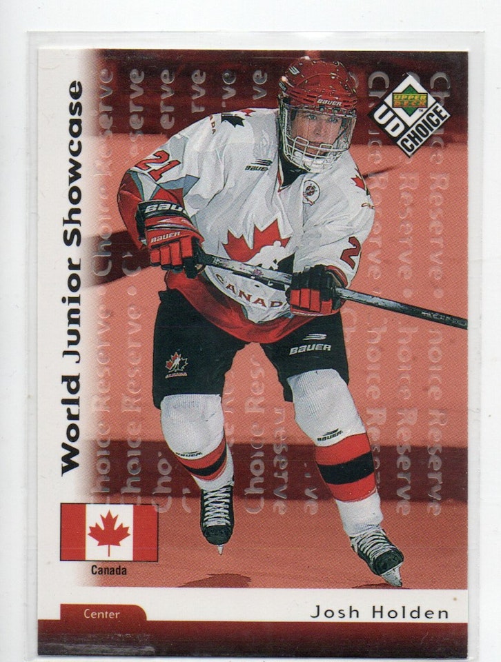 1998-99 UD Choice Reserve #253 Josh Holden (10-X348-CANADA)