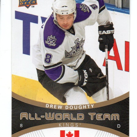2010-11 Upper Deck All World Team #AW23 Drew Doughty (15-X21-NHLKINGS)