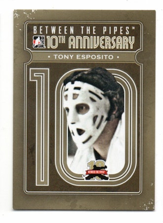 2011-12 Between The Pipes 10th Anniversary #BTPA44 Tony Esposito (20-X29-BLACKHAWKS)