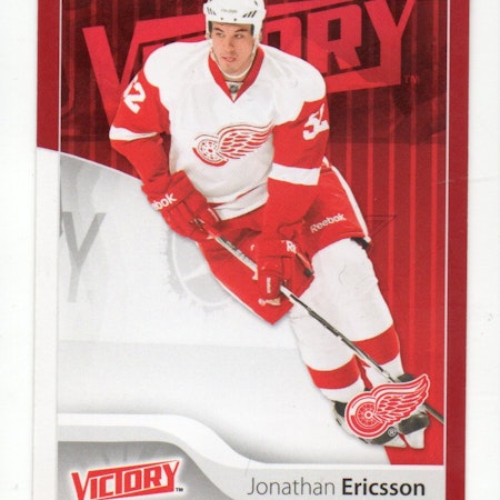 2011-12 Upper Deck Victory Red #72 Jonathan Ericsson (30-X24-REDWINGS)