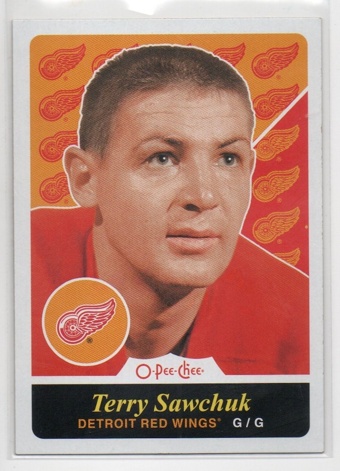 2015-16 O-Pee-Chee Retro #574 Terry Sawchuk (20-X22-REDWINGS)