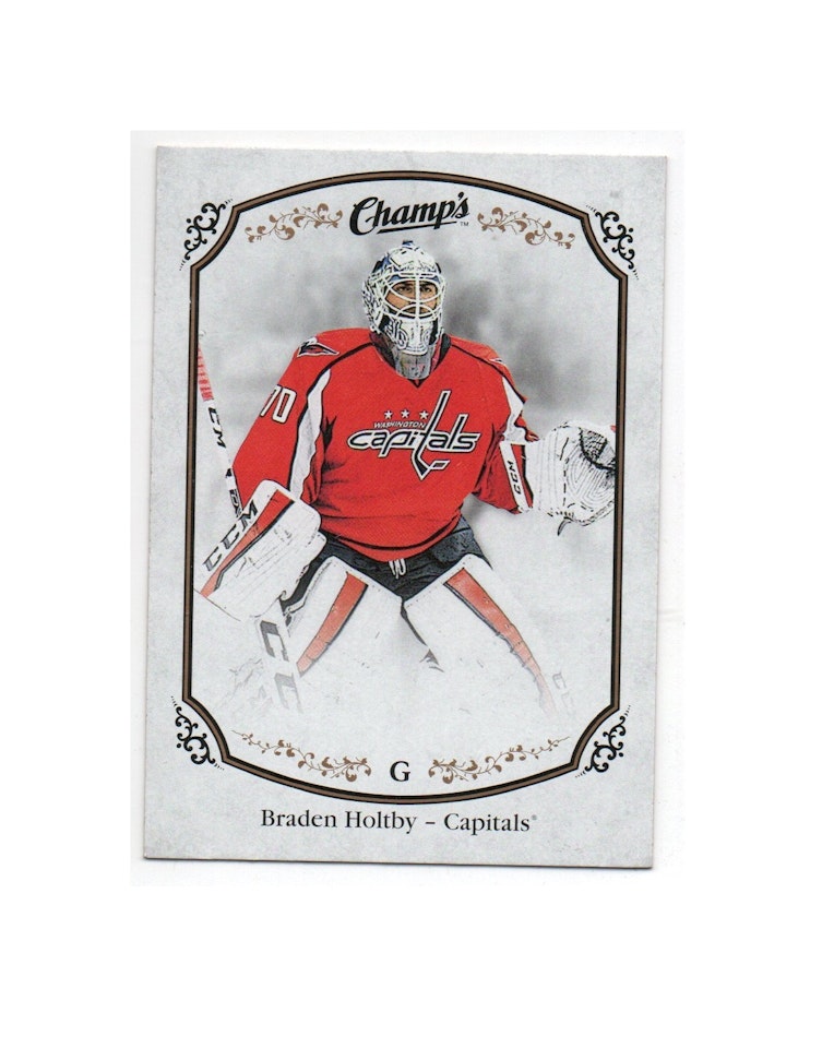 2015-16 Upper Deck Champ's #204 Braden Holtby SP (10-X191-CAPITALS)
