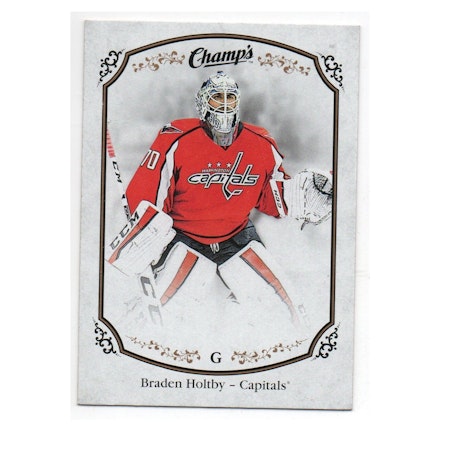 2015-16 Upper Deck Champ's #204 Braden Holtby SP (10-X191-CAPITALS)