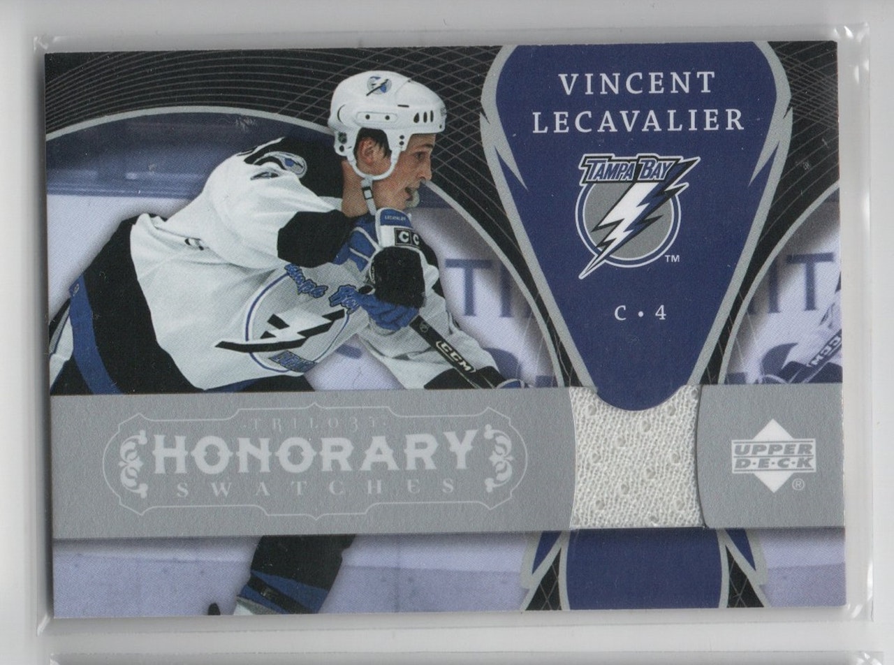 2007-08 Upper Deck Trilogy Honorary Swatches #HSVL Vincent Lecavalier (40-X267-LIGHTNING)