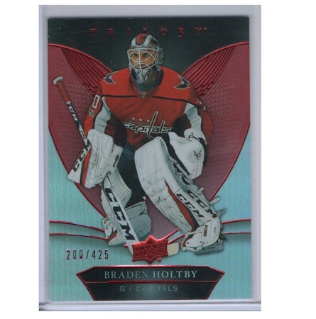 2018-19 Upper Deck Trilogy Red #49 Braden Holtby (25-X129-CAPITALS)
