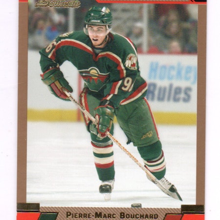 2003-04 Bowman Gold #67 Pierre-Marc Bouchard (15-441x9-NHLWILD)