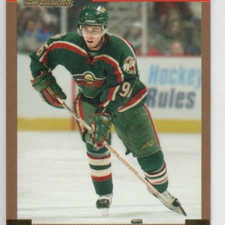 2003-04 Bowman Gold #67 Pierre-Marc Bouchard (15-442x6-NHLWILD)