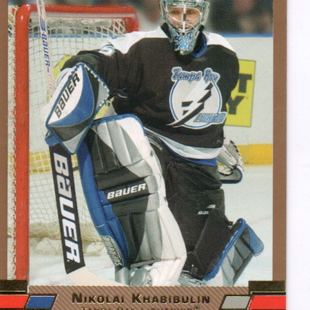 2003-04 Bowman Gold #88 Nikolai Khabibulin (15-443x2-LIGHTNING)