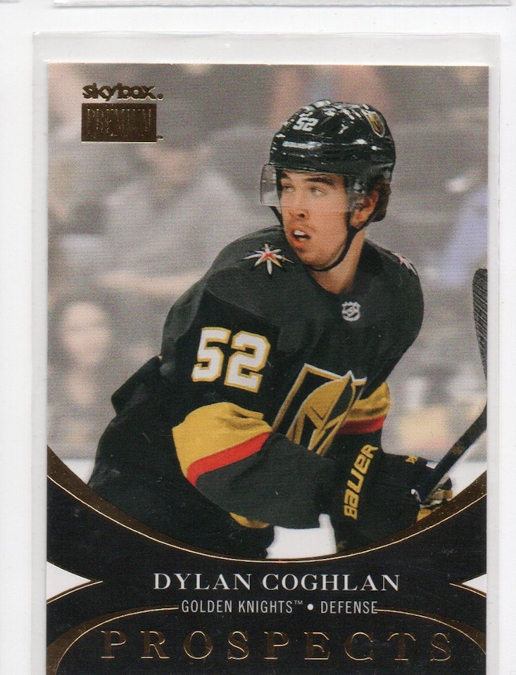 2020-21 Metal Universe Skybox Premium Prospects #PP32 Dylan Coghlan (12-X334-GOLDEN KNIGHTS) (2)