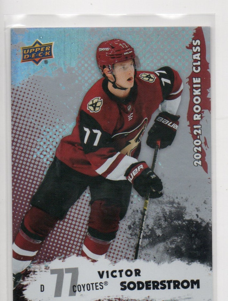 2020-21 Upper Deck '20-21 Rookie Commemorative Class #RC13 Victor Soderstrom (25-X340-COYOTES)