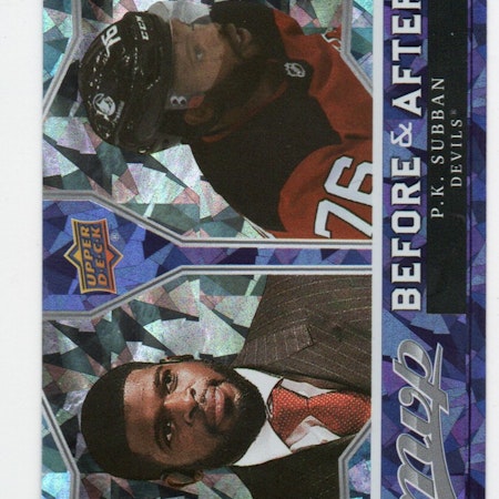 2021-22 Upper Deck MVP Before and After #BA5 P.K. Subban (10-X359-DEVILS)