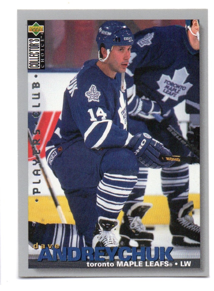 1995-96 Collector's Choice Player's Club #20 Dave Andreychuk (10-X201-MAPLE LEAFS)