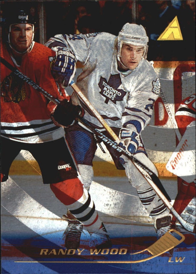 1995-96 Pinnacle Rink Collection #164 Randy Wood (10-X267-MAPLE LEAFS)