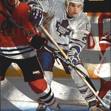 1995-96 Pinnacle Rink Collection #164 Randy Wood (10-X267-MAPLE LEAFS)