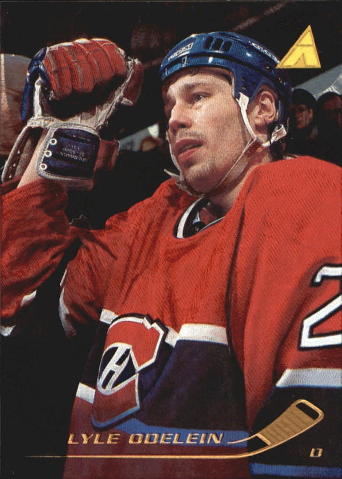 1995-96 Pinnacle Rink Collection #196 Lyle Odelein (10-X267-CANADIENS)