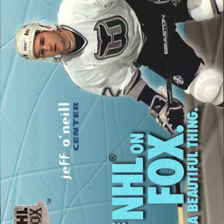 1995-96 SkyBox Impact NHL On Fox #11 Jeff O'Neill (10-X67-WHALERS)