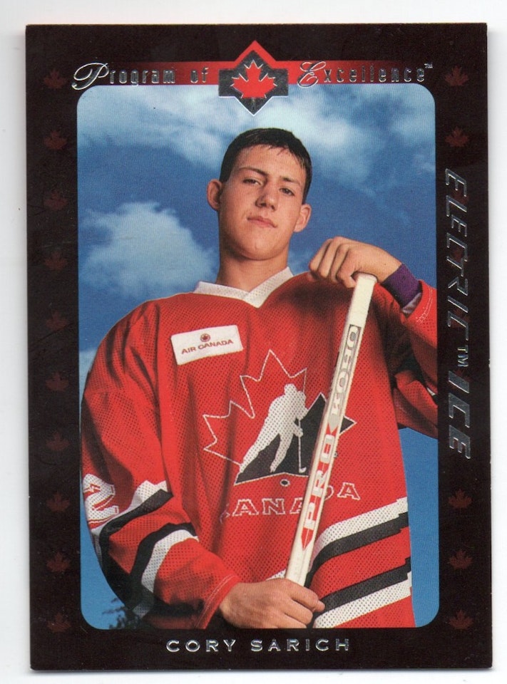 1995-96 Upper Deck Electric Ice #519 Cory Sarich (10-X271-CANADA)