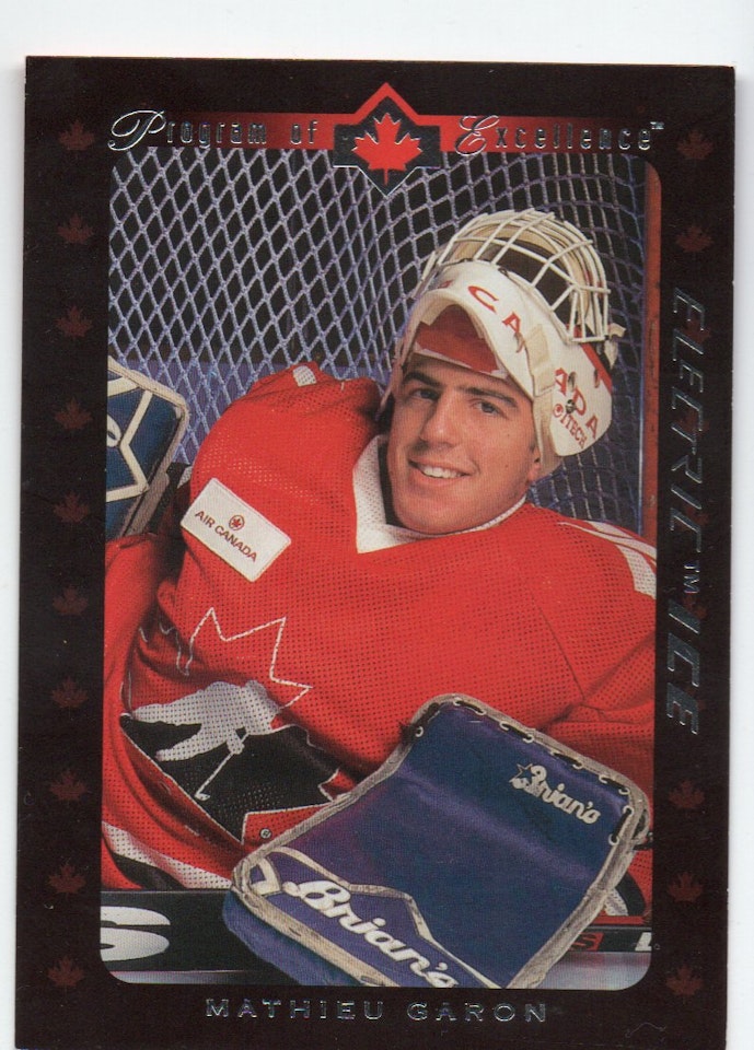 1995-96 Upper Deck Electric Ice #525 Mathieu Garon (40-X271-CANADA)