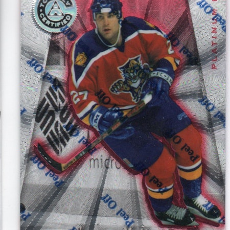 1997-98 Pinnacle Totally Certified Platinum Red #107 Scott Mellanby (12-445x6-NHLPANTHERS)