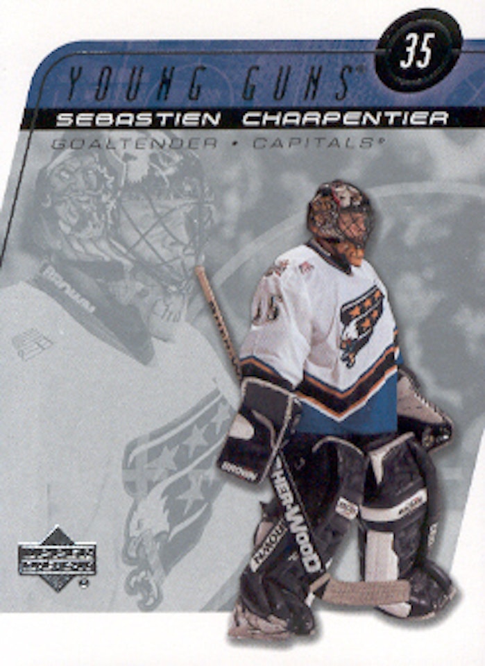 2002-03 Upper Deck #224 Sebastien Charpentier YG (20-445x9-CAPITALS)