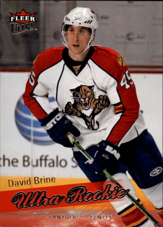 2008-09 Ultra #234 David Brine RC (10-X276-NHLPANTHERS)