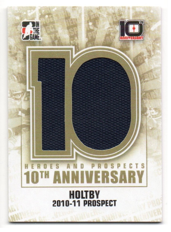 2010-11 ITG Heroes and Prospects Net Prospects Jerseys Black #NPM08 Braden Holtby (50-X216-CAPITALS)