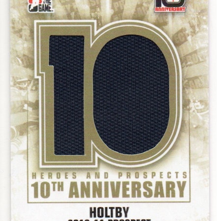 2010-11 ITG Heroes and Prospects Net Prospects Jerseys Black #NPM08 Braden Holtby (50-X216-CAPITALS)