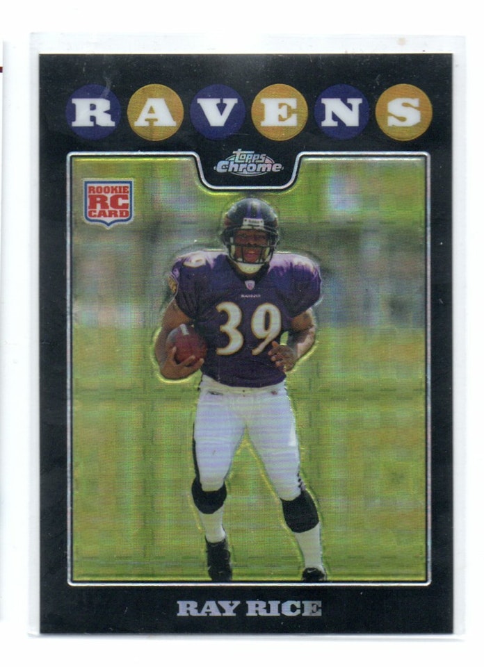 2008 Topps Chrome Xfractors #TC187 Ray Rice (40-X63-NFLRAVENS)