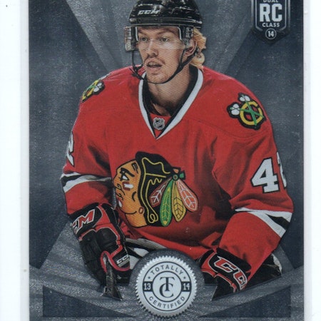 2013-14 Totally Certified #231 Joakim Nordstrom RC (10-X68-BLACKHAWKS)