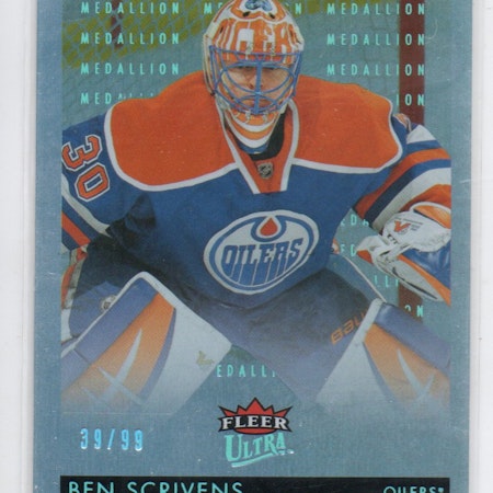 2014-15 Ultra Platinum Medallion #68 Ben Scrivens (25-X203-OILERS)