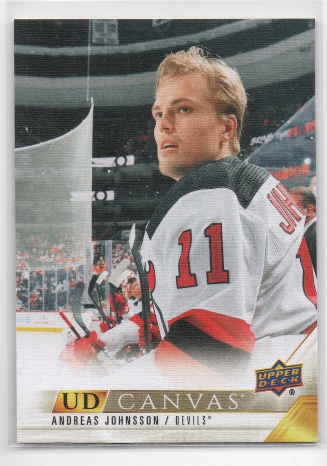 2022-23 Upper Deck UD Canvas #C50 Andreas Johnsson (10-X197-DEVILS)