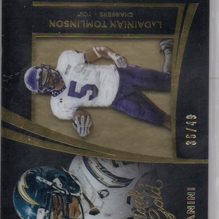 2015 Panini Black Gold Golden Days Gold Foil #GDA24 LaDainian Tomlinson (100-X257-NFLCHARGERS)