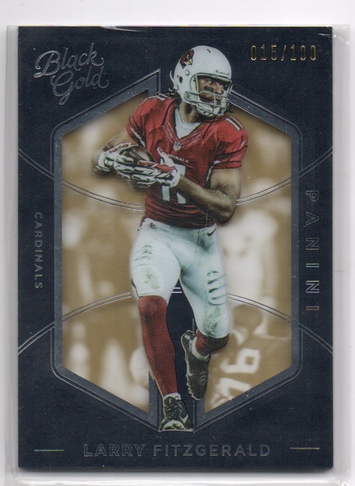 2016 Panini Black Gold White Gold #13 Larry Fitzgerald (60-X258-NFLCARDINALS)