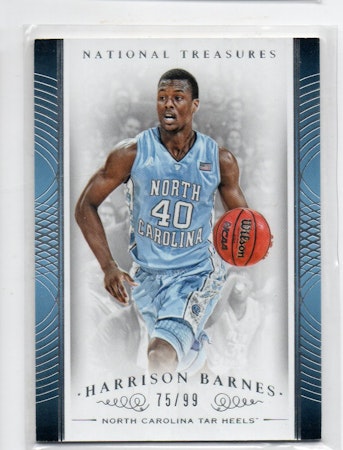 2015 Panini National Treasures Collegiate Multisport #50 Harrison Barnes (25-X212-NBAOTHERS)