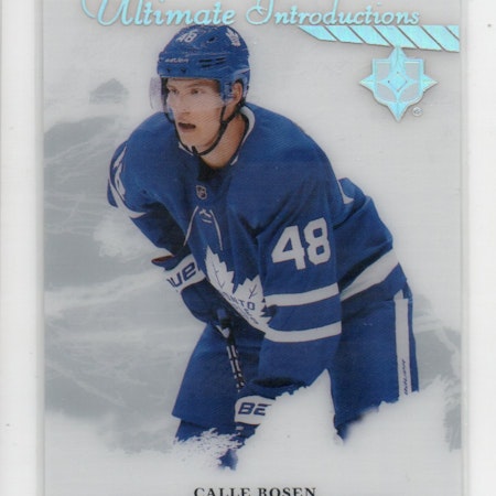 2017-18 Ultimate Collection Ultimate Introductions #UI9 Calle Rosen (20-X55-MAPLE LEAFS)