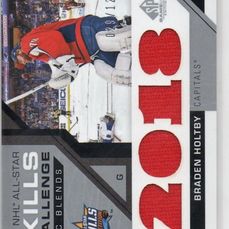 2018-19 SP Game Used '18 All Star Skills Relic Blends #ASRBBH Braden Holtby (40-X216-CAPITALS)
