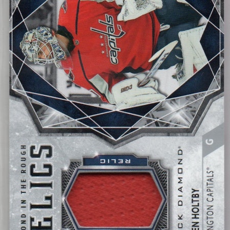 2019-20 Black Diamond Diamond in the Rough Relics #DRBH Braden Holtby (50-X225-CAPITALS)