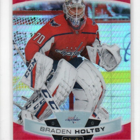 2019-20 O-Pee-Chee Platinum Red Prism #120 Braden Holtby (20-X62-CAPITALS)