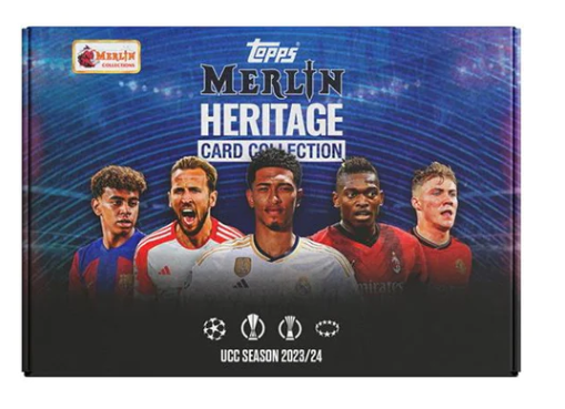 2023-24 Topps Merlin Heritage UEFA Club Competitions (Hobby Box)