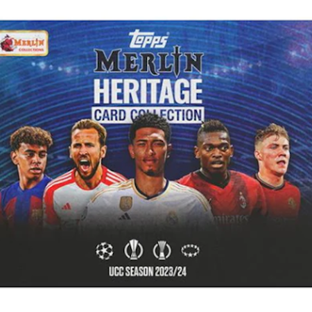 2023-24 Topps Merlin Heritage UEFA Club Competitions (Hobby Box)