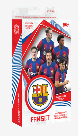 2023-24 Topps FC Barcelona Official Fan Set (Hel Box)