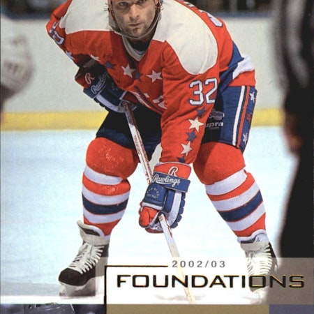 2002-03 Upper Deck Foundations #97 Dale Hunter (5-447x3-CAPITALS)