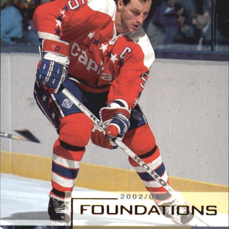 2002-03 Upper Deck Foundations #99 Rod Langway (5-447x5-CAPITALS)