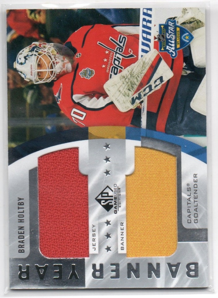 2020-21 SP Game Used '20 NHL All Star Game Banner Jersey #BYJBH Braden Holtby (40-X277-CAPITALS)