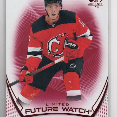 2021-22 SP Authentic Limited Red #118 Tyce Thompson FW (12-X197-DEVILS)